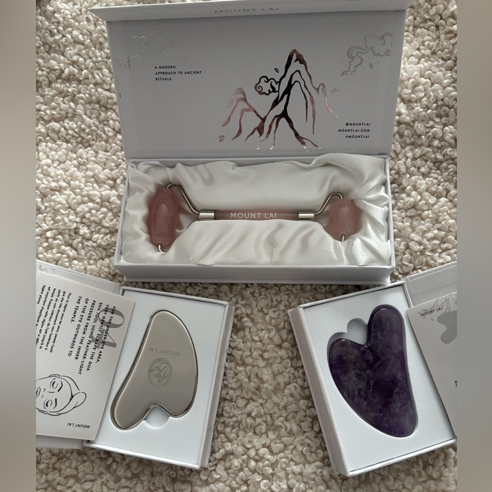 Roller and Gua Sha Set of 3